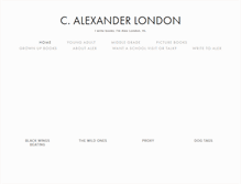 Tablet Screenshot of calexanderlondon.com